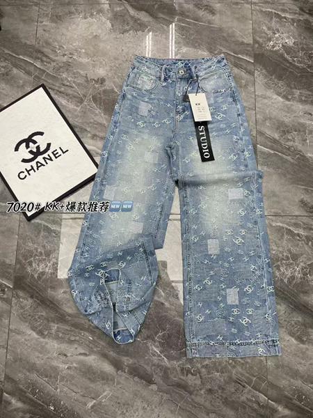 Джинсы Trend (M-XL) 4020 l.blue (деми)