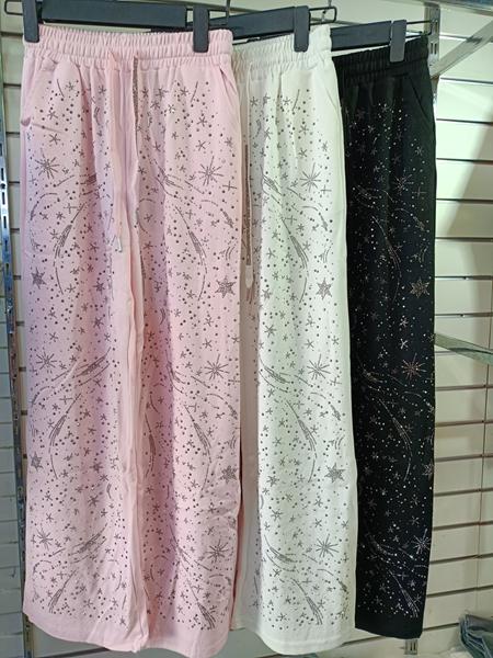 Штаны спорт Trend (M-L) 5801 pink (деми)