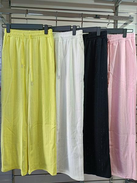 Штаны спорт Trend (M-L) 5803 yellow (деми)