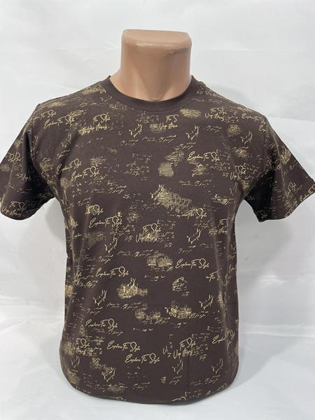 Футболка Sabihina (M-2XL) SB1955 brown (лето)