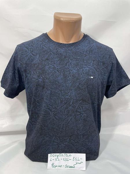 Футболка Sabihina (L-3XL) SB1978 navy (лето)