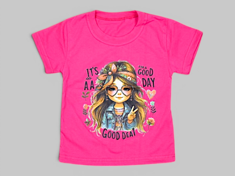 Футболка Kir15 (92-122) 112265 рожевий (лето)