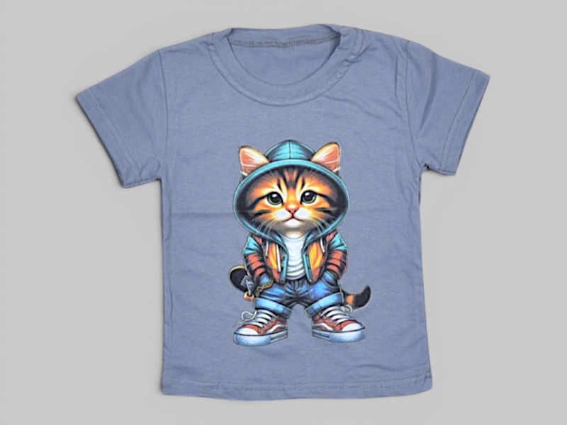 Футболка Kir15 (92-122) 112267 сірий (лето)