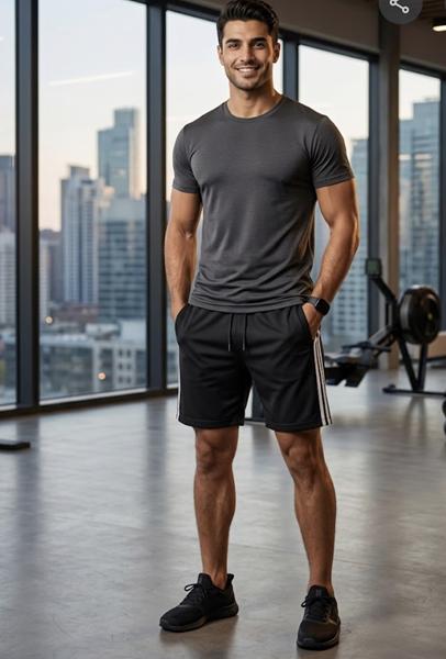 Шорты Mary Poppins (M-4XL) 7511 black (лето)