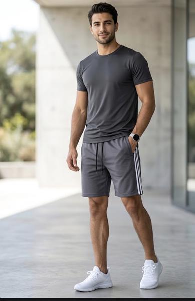 Шорты Mary Poppins (M-4XL) 7512 grey (лето)