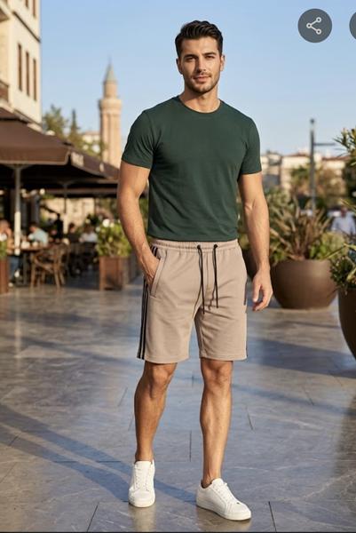 Шорты Mary Poppins (M-4XL) 7513 beige (лето)