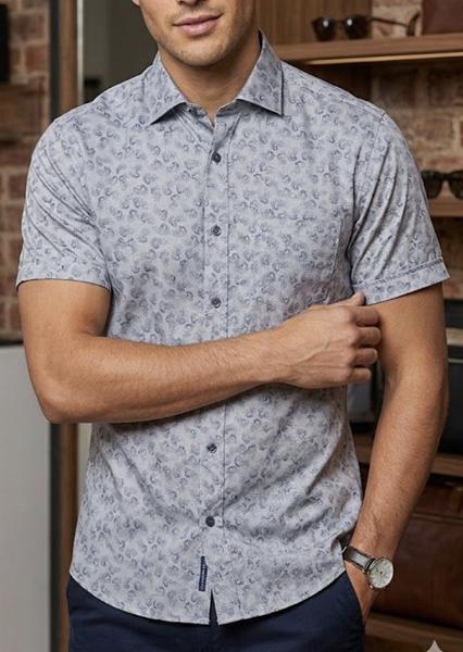 Рубашка Mary Poppins (S-2XL) 7524 grey (лето)