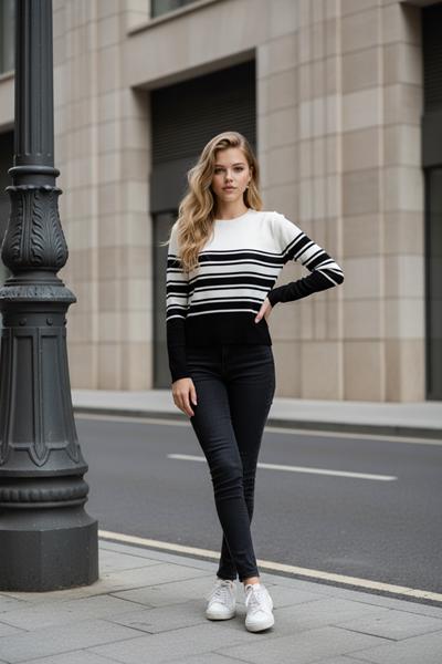 Свитер X-Ray (42-48) 6554 white (деми)