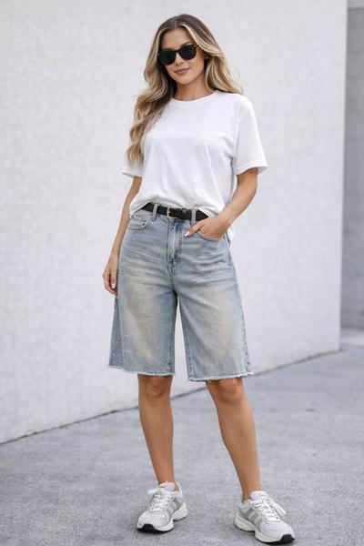 Бриджи X-Ray (S-2XL) 77917 l.blue (лето)