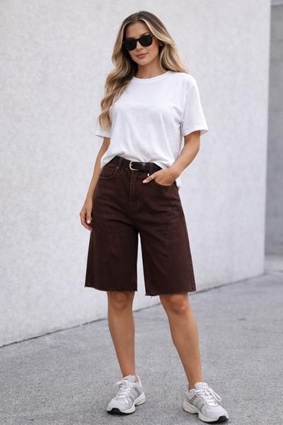 Бриджи X-Ray (S-2XL) 8065-2 brown (лето)