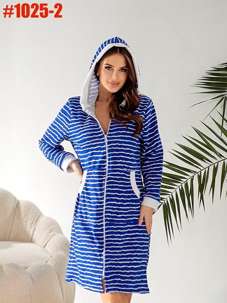 Халат BAT (46-52) 1025-2 blue (деми)