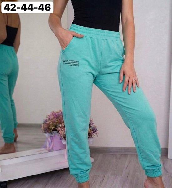 Штаны спорт BAT (42-46) 1537 l.blue (деми)