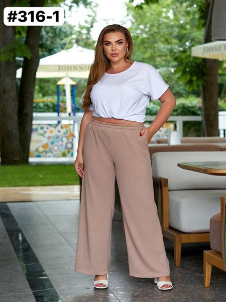 Штаны BAT (48-58) 316-1 beige (деми)