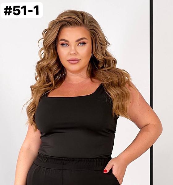 Майка BAT (42-56) 51-1 black (лето)