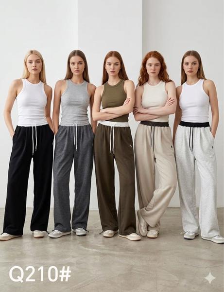 Штаны спорт Шаолинь (M-XL) Q210 l.grey (деми)