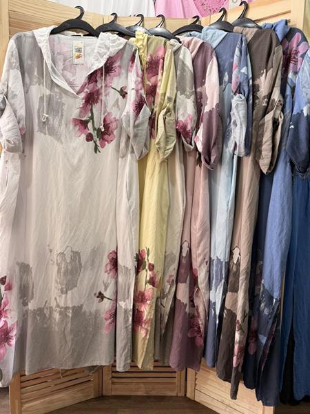 Платье Emsweekis (50-54) E1730 yellow (лето)