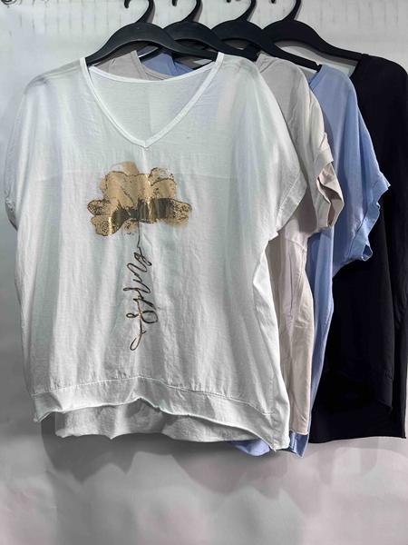 Футболка Emsweekis (50-54) E1715 l.blue (лето)