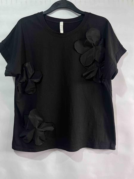 Футболка Emsweekis (50-54) E1703 black (лето)