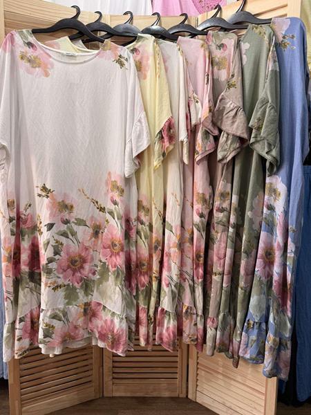 Платье Emsweekis (54-60) E1742 blue (лето)