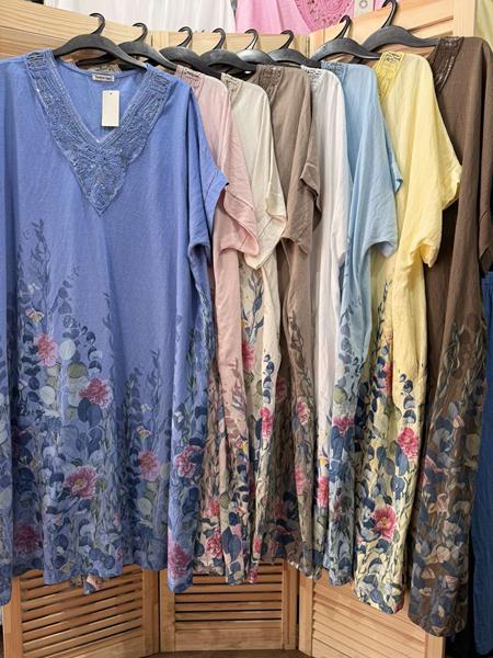 Платье Emsweekis (54-60) E1743 blue (лето)