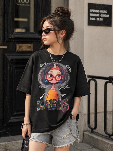 Футболка Major (140-180) 88616 black (лето)