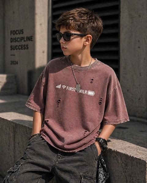 Футболка Major (120-170) 2A30106 wine (лето)