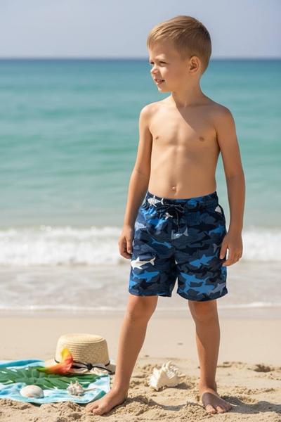 Плавки DFK (8-16) 6516 grey-l.blue (лето)