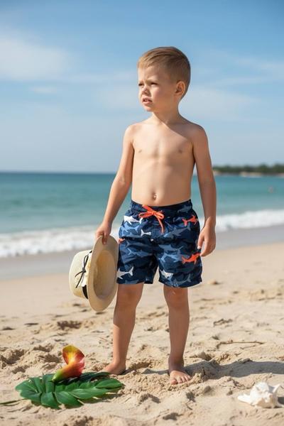 Плавки DFK (8-16) 6516 grey-orange (лето)