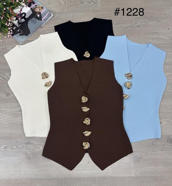 Жилетка Nefertiti (44-48) 1228 l.beige (лето)