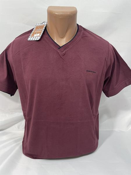 Футболка Sabihina (4XL-7XL) SB1998 wine (лето)