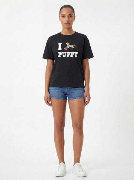 Футболка Nefertiti (S-L) NF237 black (лето)