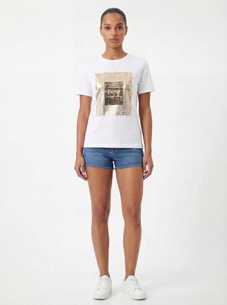 Футболка Nefertiti (S-L) NF240 white (лето)