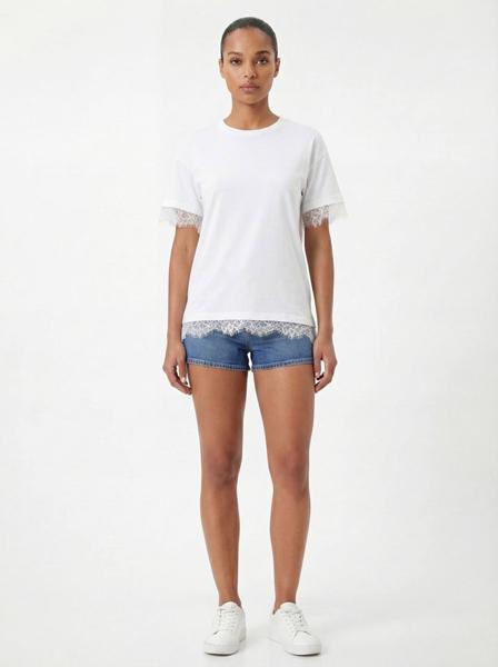 Футболка Nefertiti (S-L) NF242 white (лето)