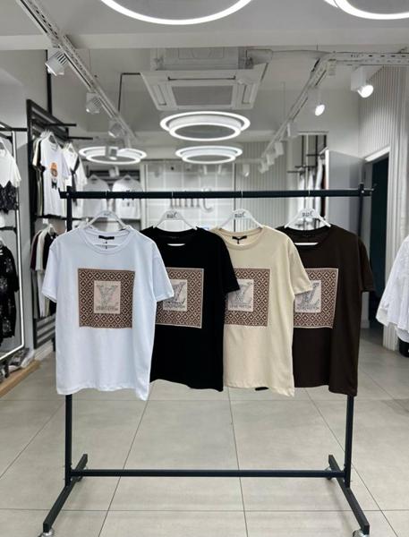 Футболка Nefertiti (S-L) NF252 white (лето)
