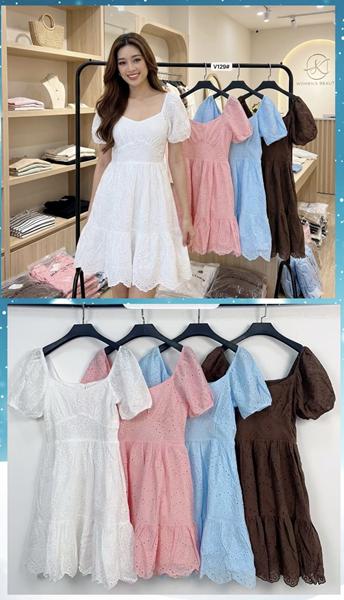 Платье Nefertiti (S-L) V129 l.blue (лето)