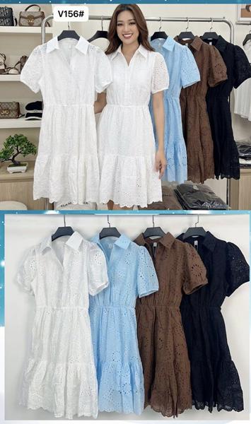 Платье Nefertiti (S-XL) V156 l.blue (лето)