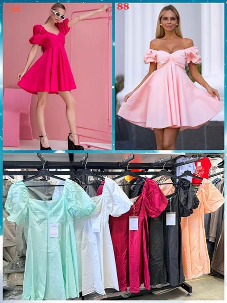 Платье Nefertiti (S-L) V86-11 orange (лето)