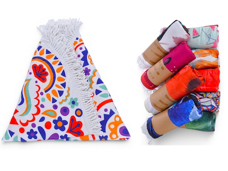 Полотенце Obuv OK2 (150*150) Підстілка для пляжу (99149) mix (лето)