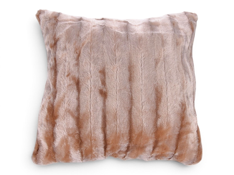 Подушка Obuv OK2 (50*50) Плюш смужка (99152) коричневий (деми)