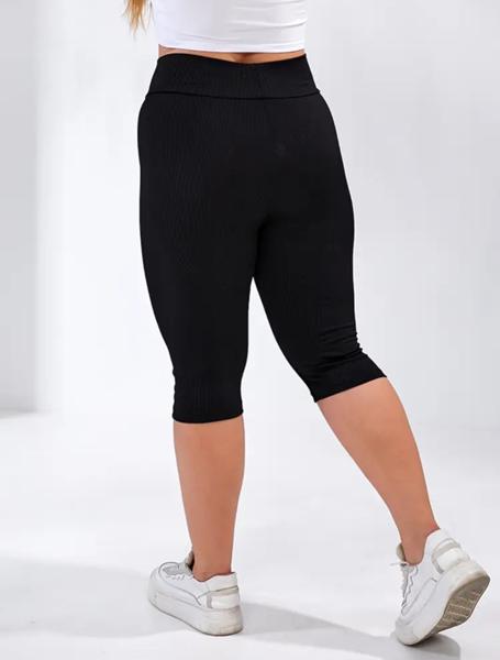 Велосипедки MSO (2XL-5XL) 50348 black (лето)