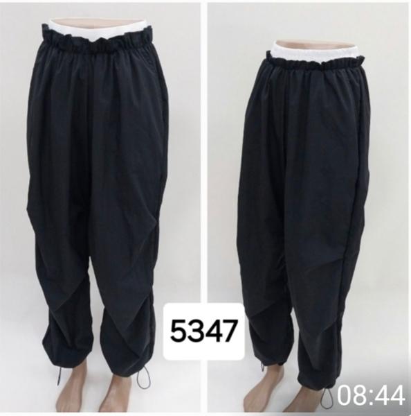 Штаны спорт MSO (S-XL) 5347 black (деми)