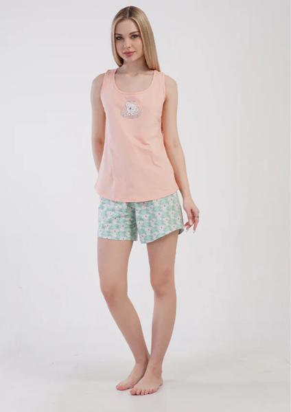 Пижама Trikotag (S-XL) T708 peach (лето)