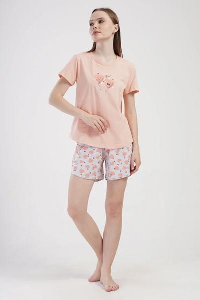Пижама Trikotag (S-XL) T713 peach (лето)