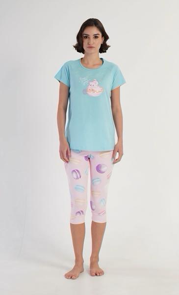 Пижама Trikotag (S-XL) T740 l.blue (лето)