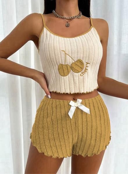 Пижама Trikotag (S-XL) T773 yellow (лето)