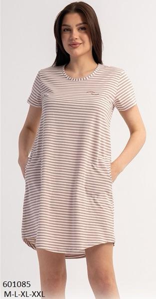 Ночнушка Trikotag (M-2XL) 601085 beige (лето)