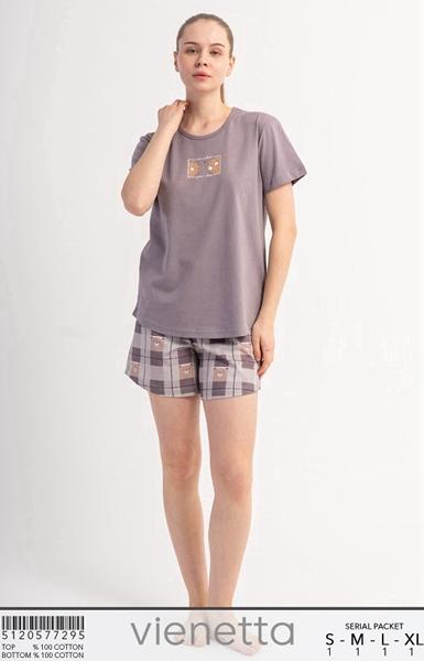 Пижама Trikotag (S-XL) T711 grey (лето)