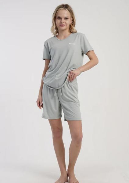 Пижама Trikotag (S-XL) T717 l.grey (лето)