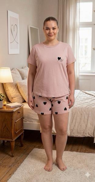 Пижама Trikotag (XL-4XL) T721 pink (лето)
