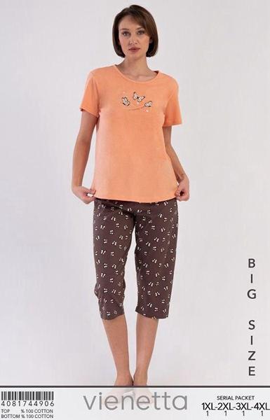 Пижама Trikotag (XL-4XL) T735 orange (лето)